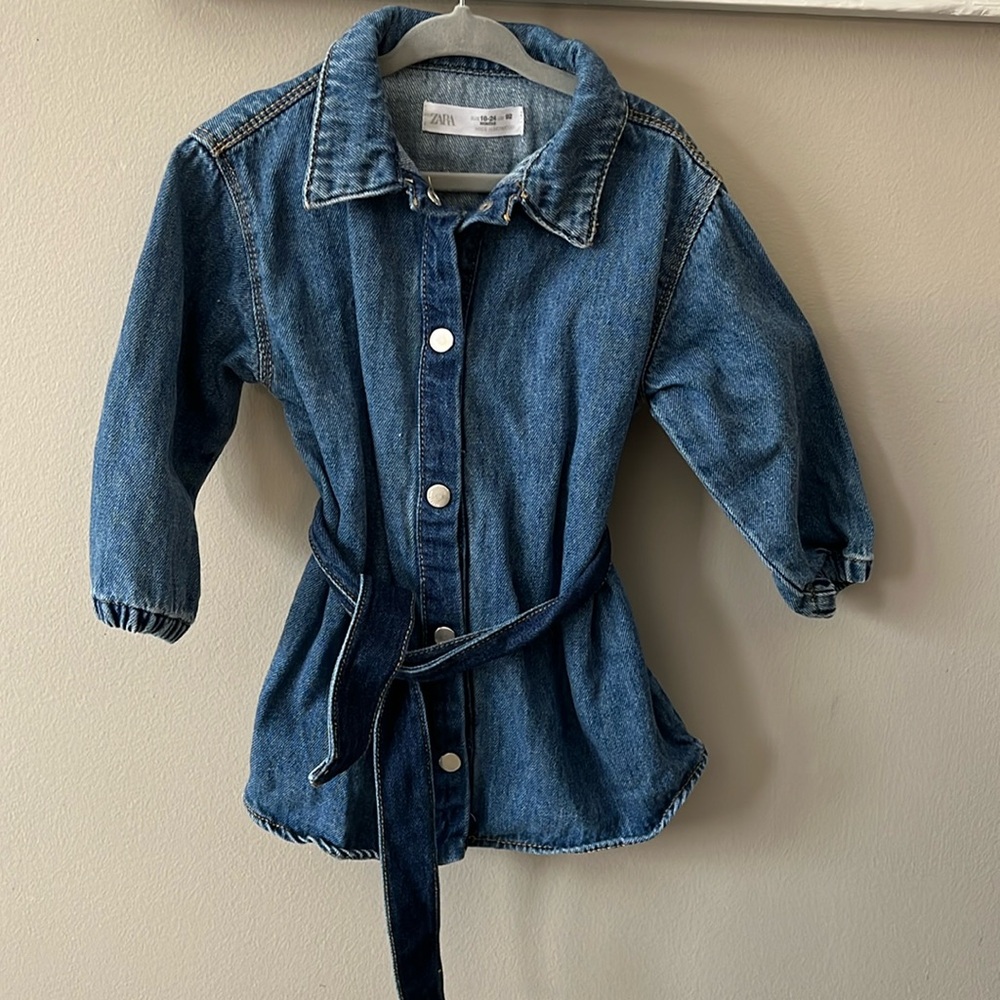 Girls Zara Jean Tie Dress